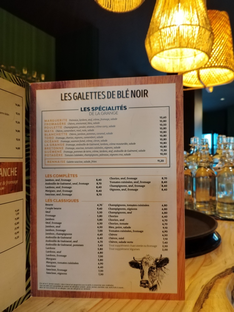 Crêperie Lorient La Grange - Les crêpes 100% blé noir -